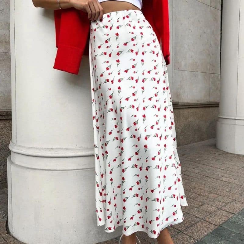 Jupe Longue Bohème Femme été - Taille Haute élastique, Motif Tie-dye - Style Chic Et Confortable Pour Toutes Les Occasions - 10