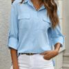 Chemise_boutonnée_décontractée_à_manches_mi-longues_14