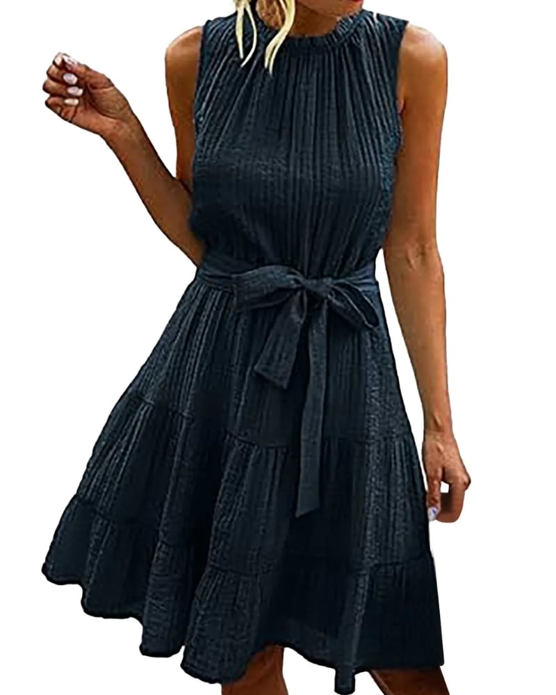 Robe courte décontracté sans manches