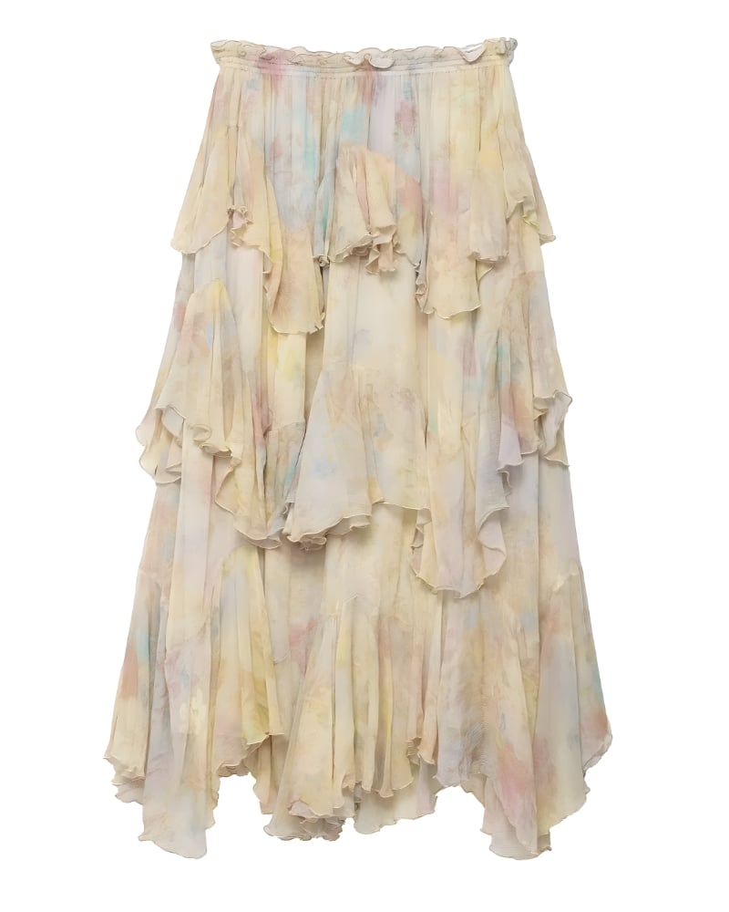 Jupe longue bohème vintage fluide